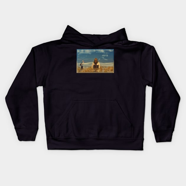 The Deep Desert Diver Kids Hoodie by rgerhard